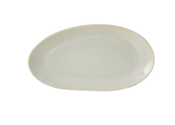 Buy cheap Ivory Ceramic Dinner Serveware Set , Oval Platter Stoneware Oven Safe from wholesalers