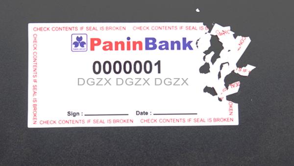 Buy cheap Colourful / Blank Thin Destructible Vinyl Stickers Eggshell Sticker Security Labels from wholesalers