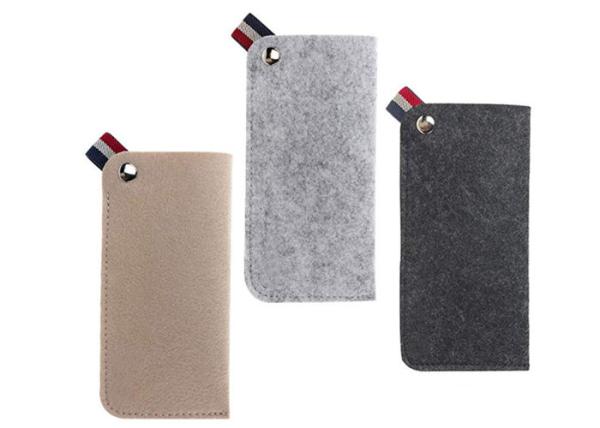 Buy cheap Portable Eyeglasses Pouch Felt Eyewear Case Sunglasses Bag Waterproof Tenuous from wholesalers