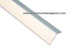 Brushed Silver Aluminum Metal Wall Edge Protector For Outside Corner