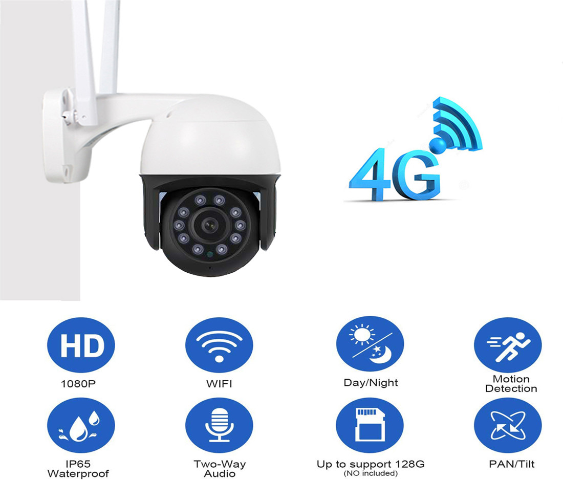 4G outdoor camera, IP66 waterproof outdoor camera(JYP08A)