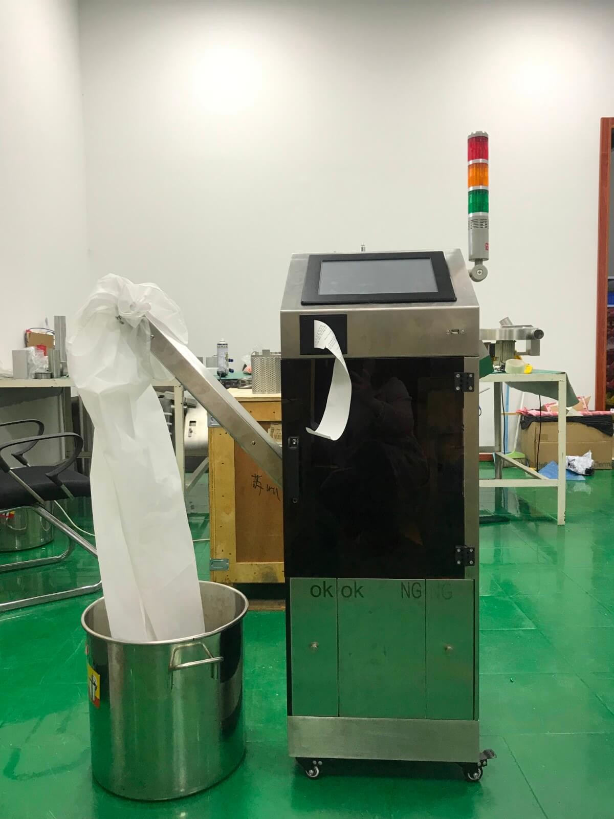 AC220V Capsule Check Weigher And Tablet Weight Checker One Year Warranty