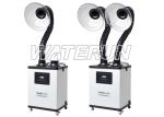 White Beauty Nail Salon Fume Extractor system Six Layer Filters , High efficient
