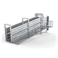 Buy cheap Custom Leveled Livestock Loading Ramp Plans Hardwood Timber Floor product