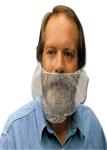 Light Weight Disposable Nylon Mesh Beard Cover White For Food Cleanroom