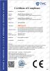 Shenzhen Recolux Lighting Company Limited Certifications