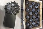 Foundation Drilling Roller Bit APIE Resistance Tooth Shape Density Height