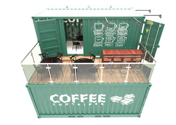 Topshaw Portable container Prefab Restaurant Outdoor Fast Food Kiosk Mobile