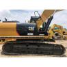 Buy cheap Yellow Used Caterpillar Excavator 320d With 2750mm Tail Swing Radius from wholesalers