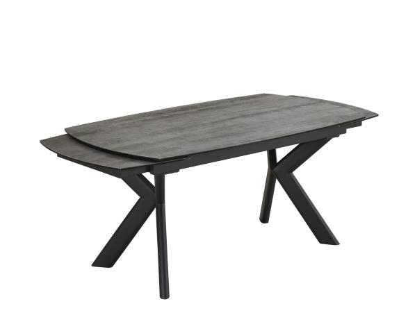 Buy cheap Modern 1600+350*2mm Extension Dining Table Tempered Glass 900*762mm from wholesalers