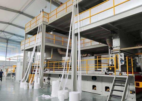 Buy cheap 3200mm 1000gsm Non Woven Fabric Production Line For Disposable Gowns from wholesalers