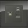 Buy cheap Villa / Home Multimedia Wall Socket 86mmx86mm Variety Materials from wholesalers