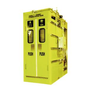 Wholesale Enclosed Emergency Shower And Eye Wash Station With Heating And Cooling System from china suppliers