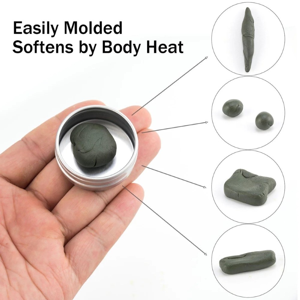 Easily Molded 4.6mm Brown Diameters Putty For Fishing Fishing Rig Putty