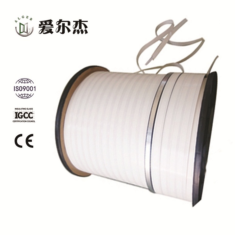 6mm -20mm insulating glass butyl rubber warm edge spacer with desiccant 0.2mm