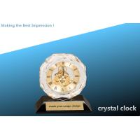 Buy cheap crystal clock /glass clock/clock product