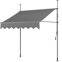 Buy cheap Clamp Awning 250 X 130 CM, Light Grey, Patio Canopy Sun Protection, Height product