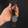 Buy cheap Deyi Badge Reel Metal Carabiner Key Ring for Fishing Cycling Hiking Outdoors from wholesalers