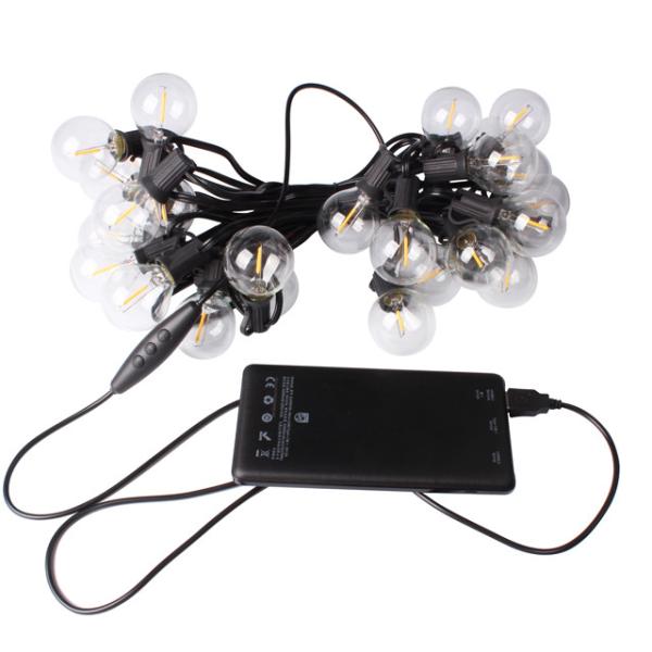 Buy cheap Garden Decor Lamp String Christmas Battery USB Operated LED Fairy Lights For Outdoor Decoration from wholesalers