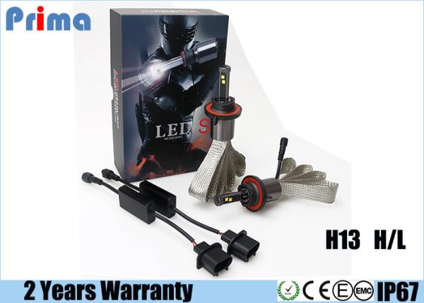 Buy cheap 60W 7200LM H13 LED Headlight Bulb With Flexible Copper Belt Cooling from wholesalers