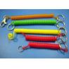 Buy cheap Custom Solid Purple Stretchable 12cm Length Spiral Key Chain Holders from wholesalers