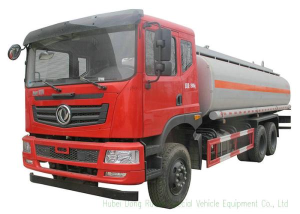 Buy cheap DFAC 6 X 4 Fuel Delivery Truck / Mobile Fuel Bowser 22000L High Capacity from wholesalers