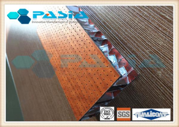 Buy cheap Wood Like Honeycomb Composite Panels For Interior Decorative Alkali Resistance from wholesalers