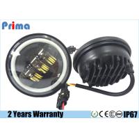 Buy cheap 30W Cree 4.5 Inch Motorcycle LED Headlights With Angel Eye Halo Ring product