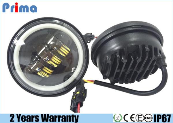 Buy cheap 4.5 Inch Jeep Jk Led Headlights , Angel Eye 30W CREE Motorcycle Led Headlight from wholesalers