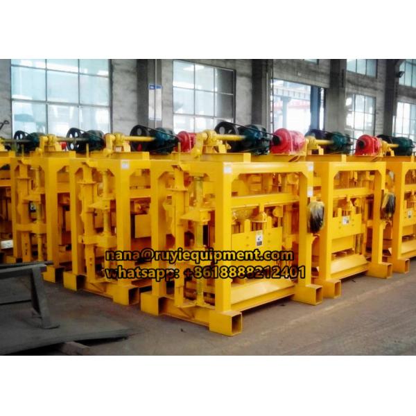 4-40 small hollow block solid block concrete block making machine