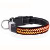 Buy cheap PU Leather Rechargeable Flashing Dog Collars Nylon Webbing For Medium Large Dog from wholesalers