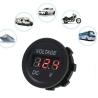 Buy cheap Waterproof Round Motorbike Volt Meter , Mini 12v Led Voltmeter from wholesalers