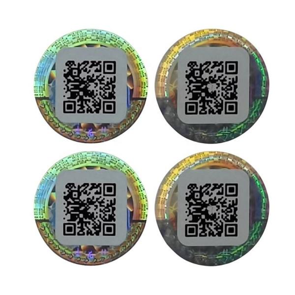 Buy cheap OEM QR Code Label Removable Industry Security Auto Parts Label ROHS from wholesalers