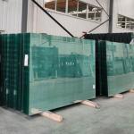Industrial Building Glass Light Blue Ultra Clear Float Glass Plate 2mm - 19mm