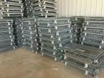 Industrial Storage Cage , Stackable Wire Mesh Baskets 500-2000kg Capacity