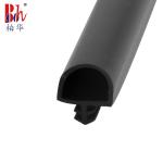 Anti Collision Wooden Door Seal Strip Middle Groove Type Heightened D Shape 10