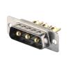 Buy cheap 2 - 64 Pin Power D Sub Male Connector 3W3 Black / Blue Solder Type Dip Brass from wholesalers