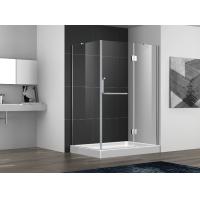 Buy cheap Hinge open shower door with stainless steel 304 hinge and towel bar handle,3/8 product