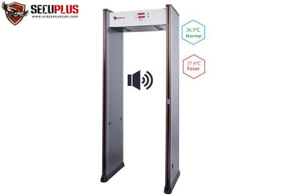 Buy cheap Infrared Temperature Measuring Door Frame Metal Detector For School Mall Hotel Airport from wholesalers