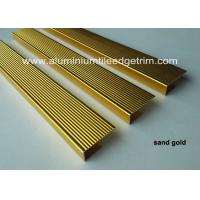 Buy cheap C Type Extruded Aluminum Nosing , Metal Nosing For Concrete Stairs / Wood Stairs product