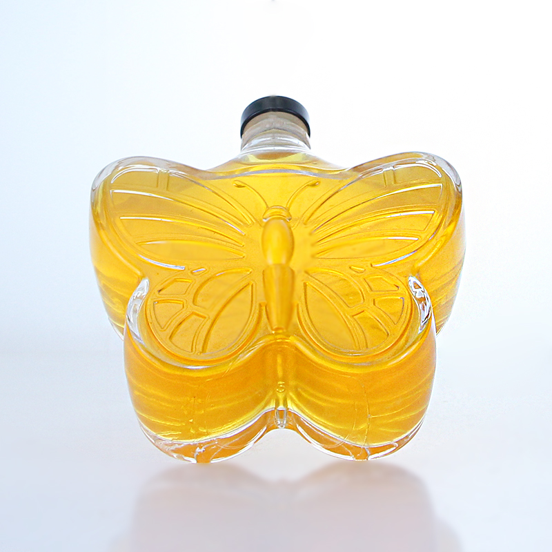 Beverage 330ml Clear Super Flint Empty Glass Bottles with Customized Logo