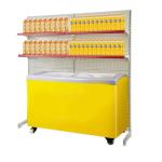 Refrigerator shelf Store Display Factory Direct Metal Steel Gondola Retail