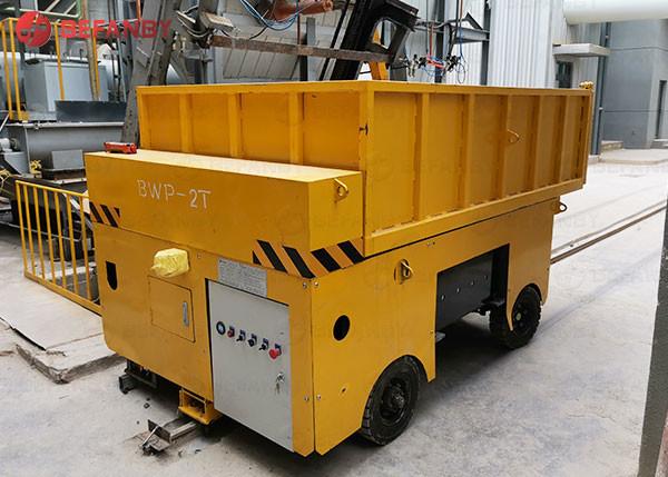 Buy cheap 2 Tons Climbing Single Track Dumping Electric Transfer Cart from wholesalers