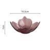 Buy cheap Hand Made Flower Shape Solid Color Glass Bowl from wholesalers
