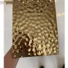 Buy cheap Stamped 316L Water Ripple Metal Sheet , Acid Resistant Hammered Steel Plate from wholesalers