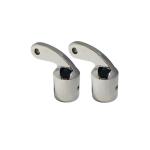 Mirror Marine Boat Hardware 1 Inch Pair Stainless Steel 316 Bimini Eye End Top