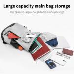 Factory wholesale high quality fashion waterproof USB trend mens school bags