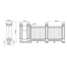 Buy cheap Electric Security Automatic Driveway Retractable Gate 40 Persons / Min from wholesalers