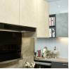 Buy cheap High Gloss Floating Cabinet Acrylic Door 18mm Membrane Kitchen Cabinets from wholesalers