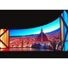 Buy cheap Customized Shape Interior Curved RGB LED Screen Passageway Background from wholesalers